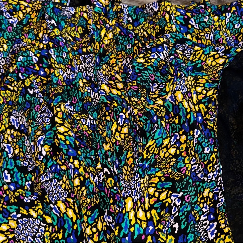 TANYA Taylor Rainbow Leopard Wrap Dress - Picture 6 of 7